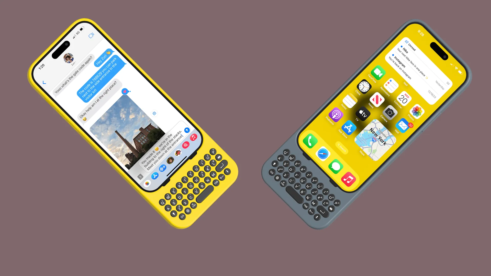 An iPhone accessory that will delight nostalgics: a physical keyboard with buttons